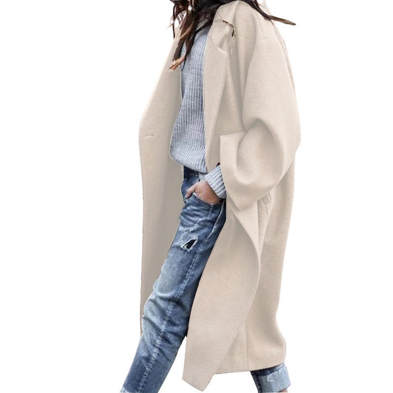 Luci - Single-Breasted Woolen Coat