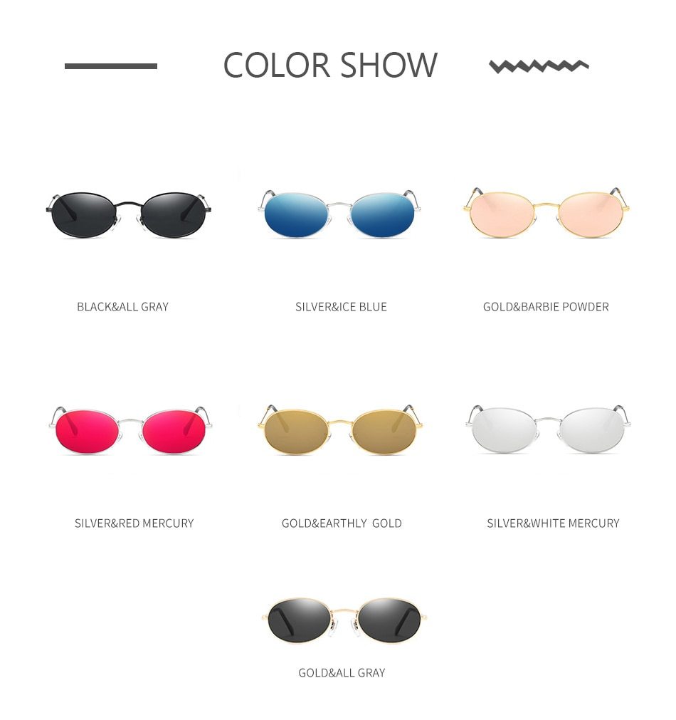 Sophie - Luxe Oval Sunglasses