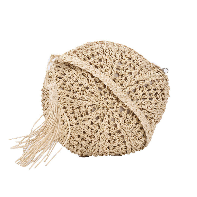 Soleil – Handmade Straw Crossbody Bag