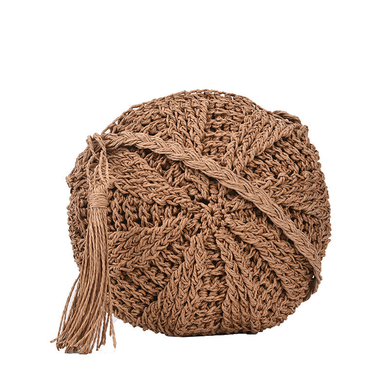 Soleil – Handmade Straw Crossbody Bag