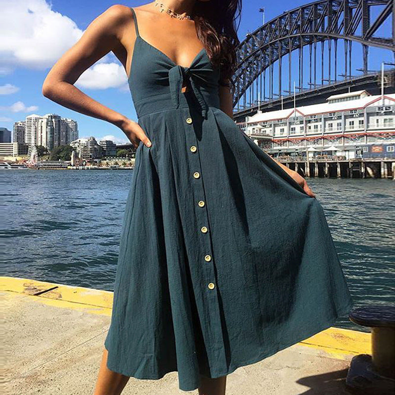Patricia -  Summer Sleeveless Dress