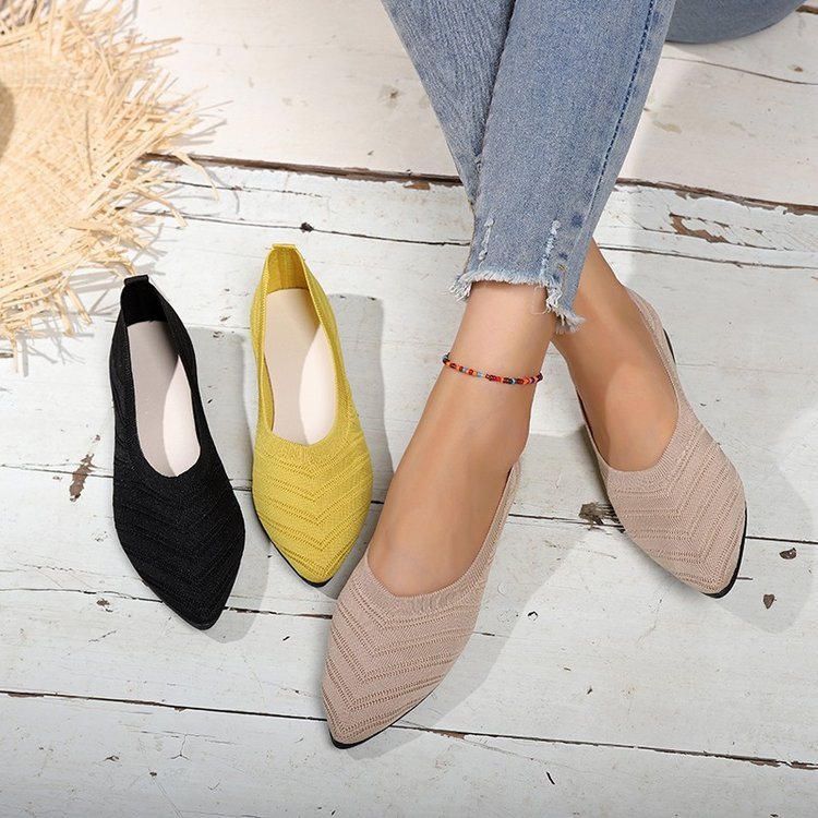 Lila – Comfortable Low-Cut Square Toe Flats