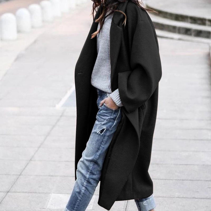 Luci - Single-Breasted Woolen Coat