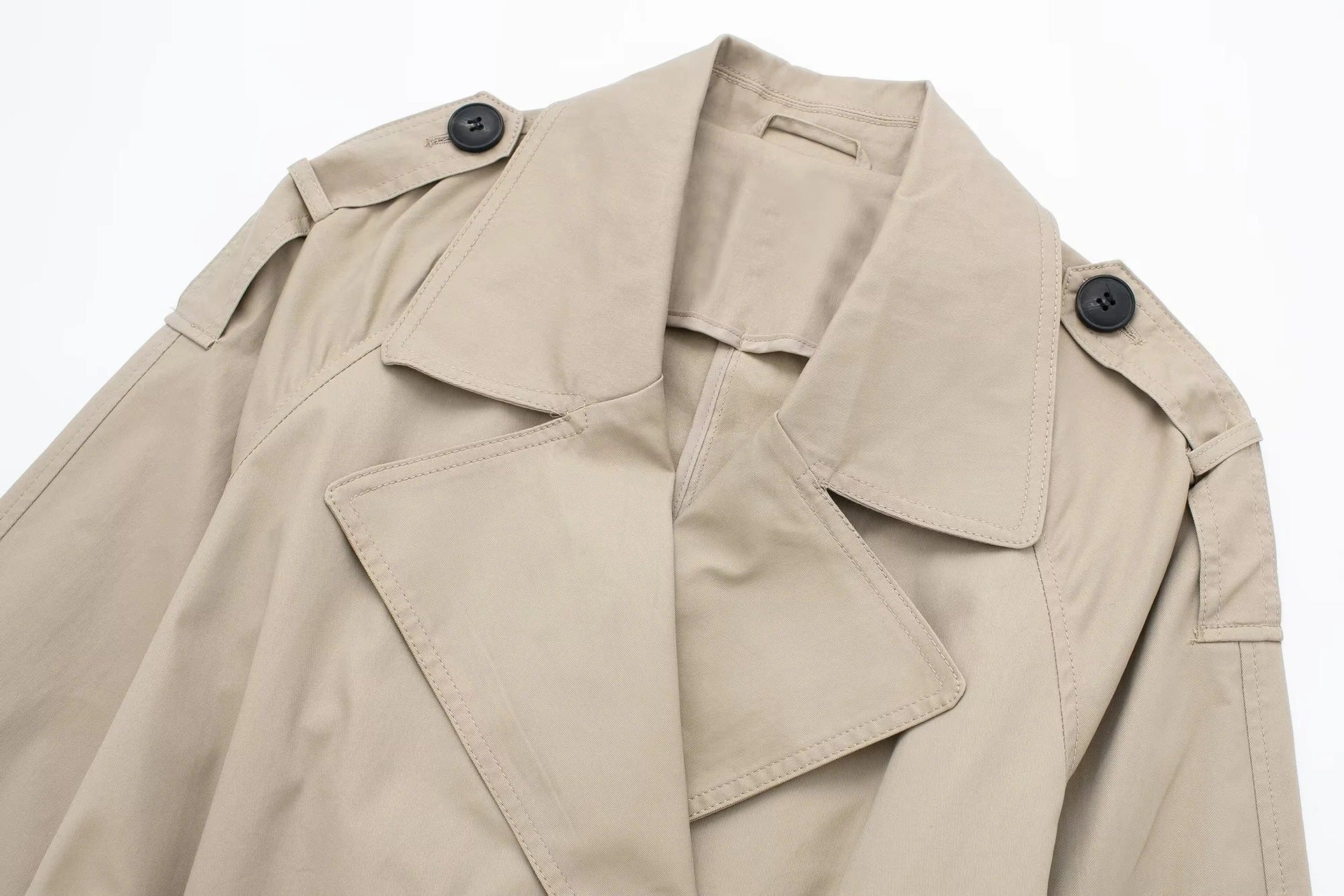 Marion – Double-Breasted Trench Coat with Belt