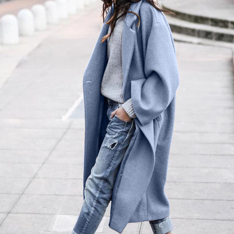 Luci - Single-Breasted Woolen Coat