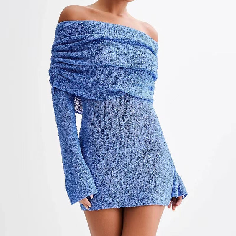 Lila - Off-Shoulder Knit Dress