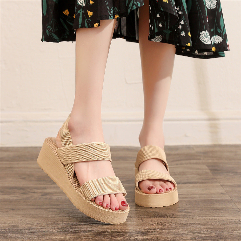 Maris – Orthopedic Cross-Strap Platform Sandals
