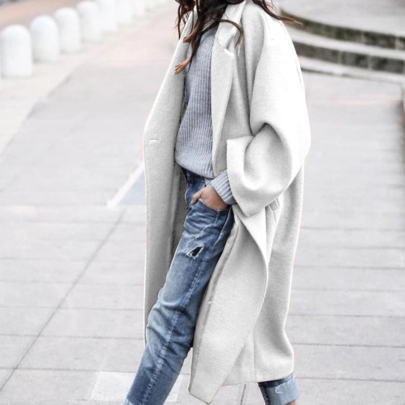 Luci - Single-Breasted Woolen Coat