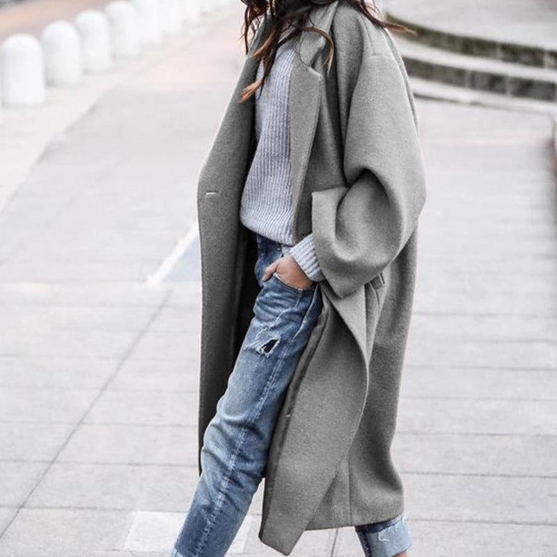 Luci - Single-Breasted Woolen Coat
