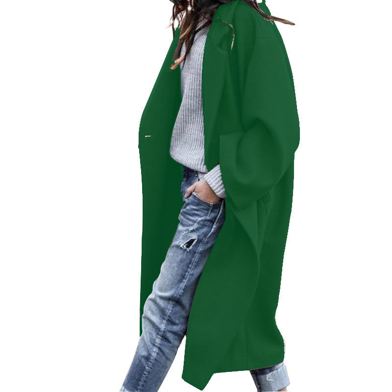 Luci - Single-Breasted Woolen Coat