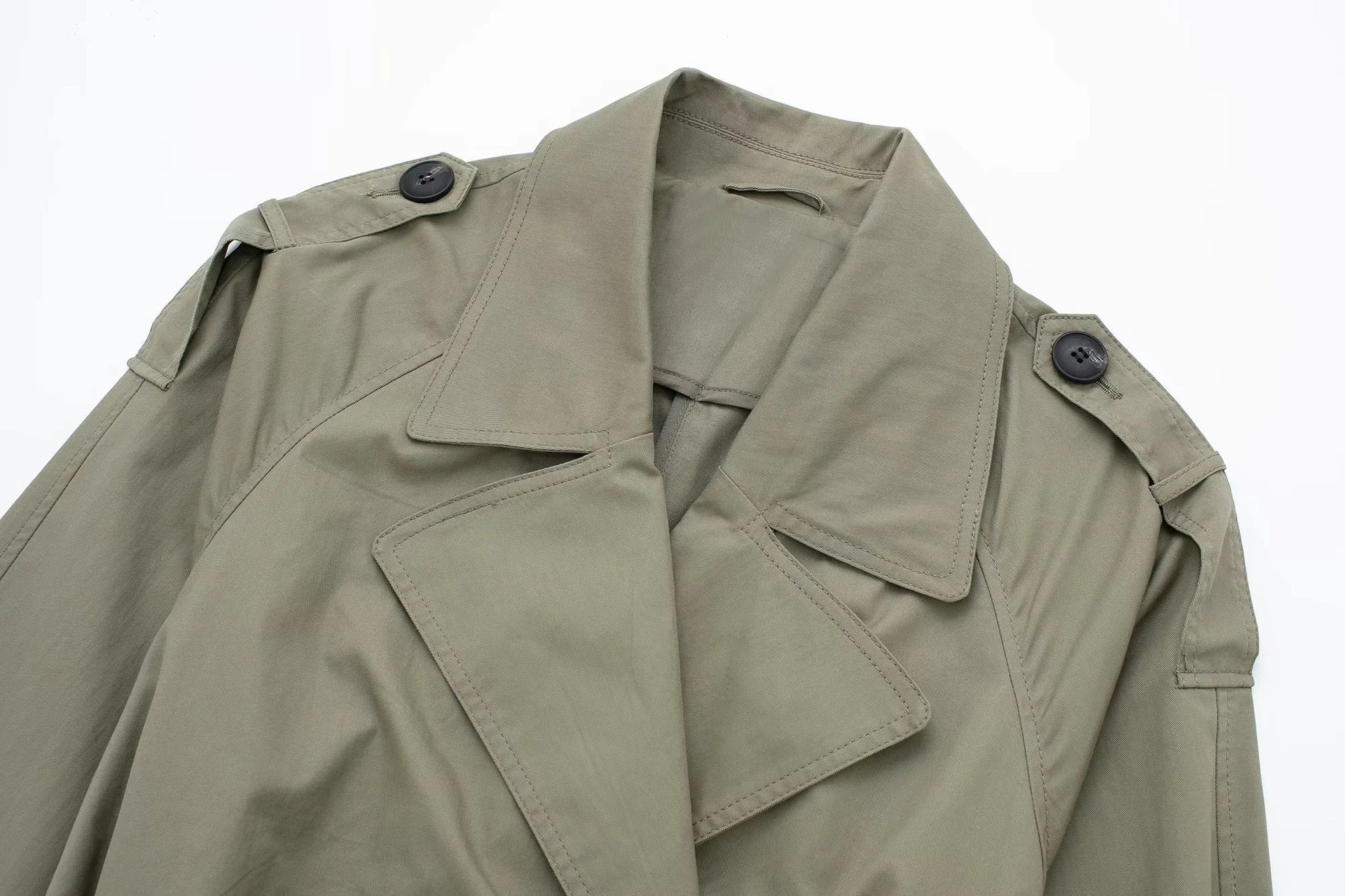Marion – Double-Breasted Trench Coat with Belt