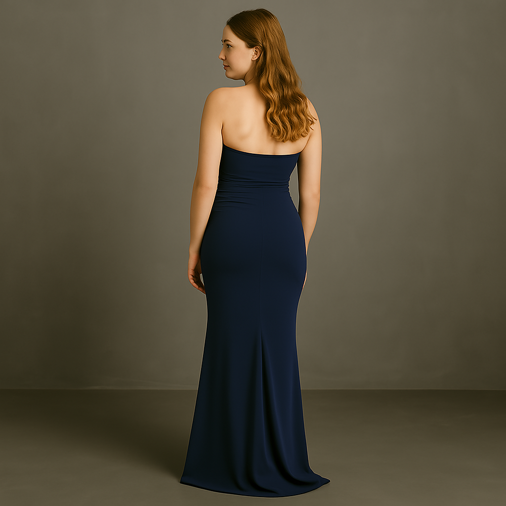 Casey - Strapless Split Long Dress