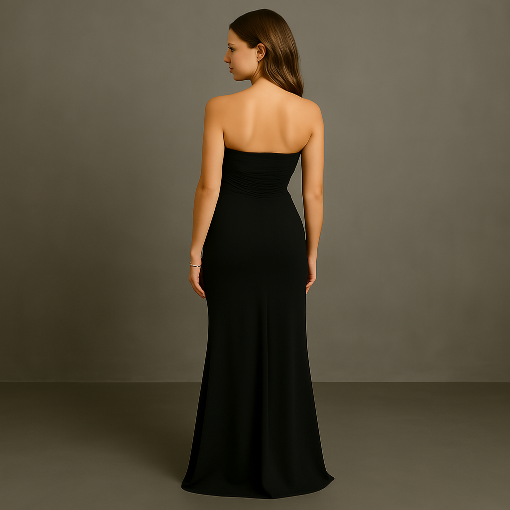 Casey - Strapless Split Long Dress