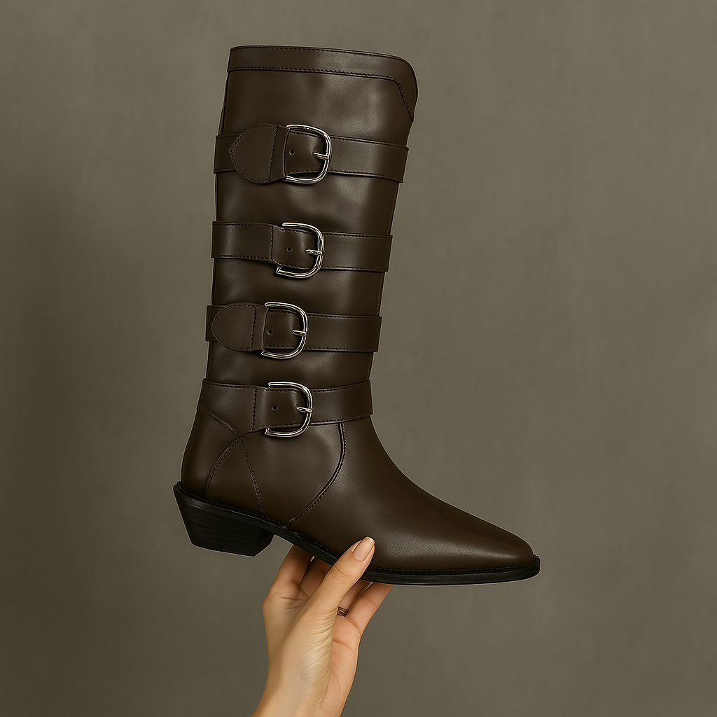 Stella - Luxury Leather Heels