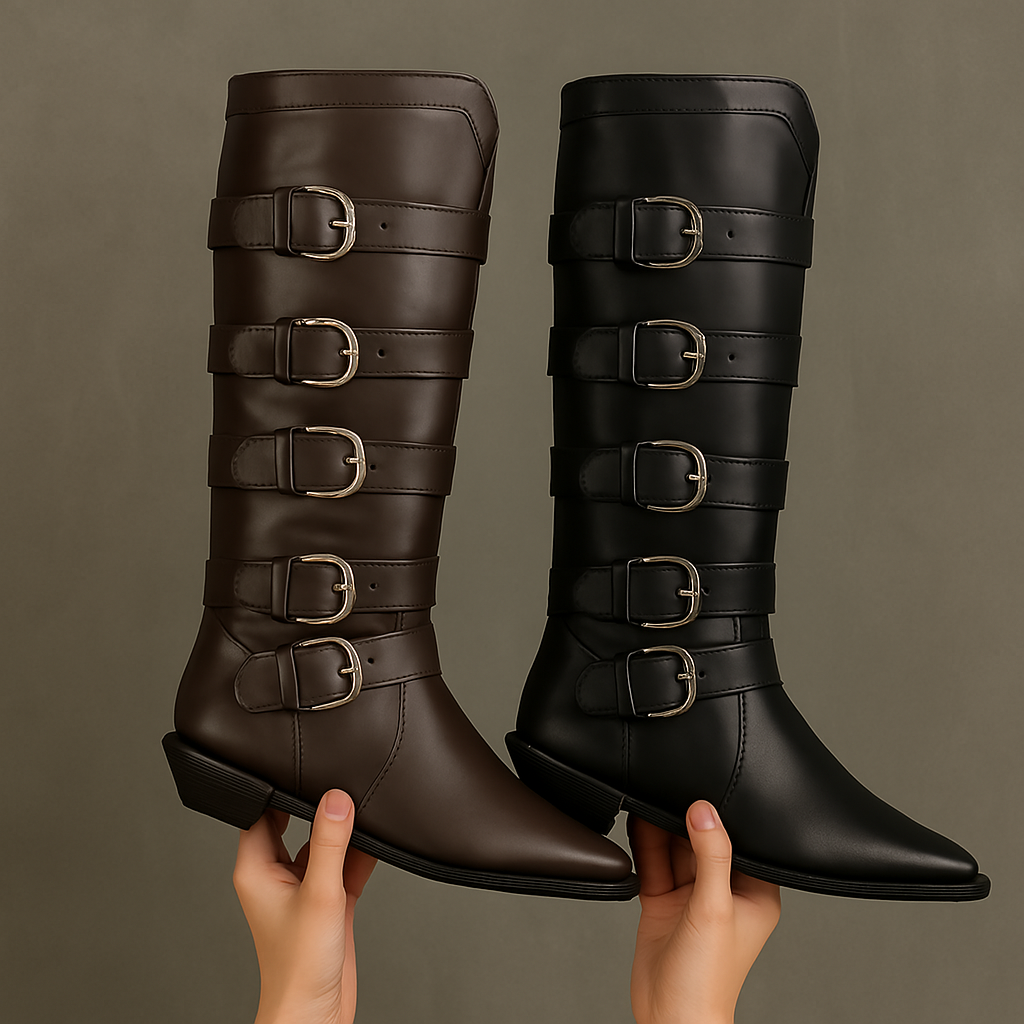Stella - Luxury Leather Heels