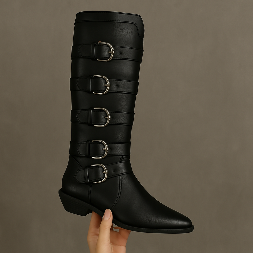 Stella - Luxury Leather Heels