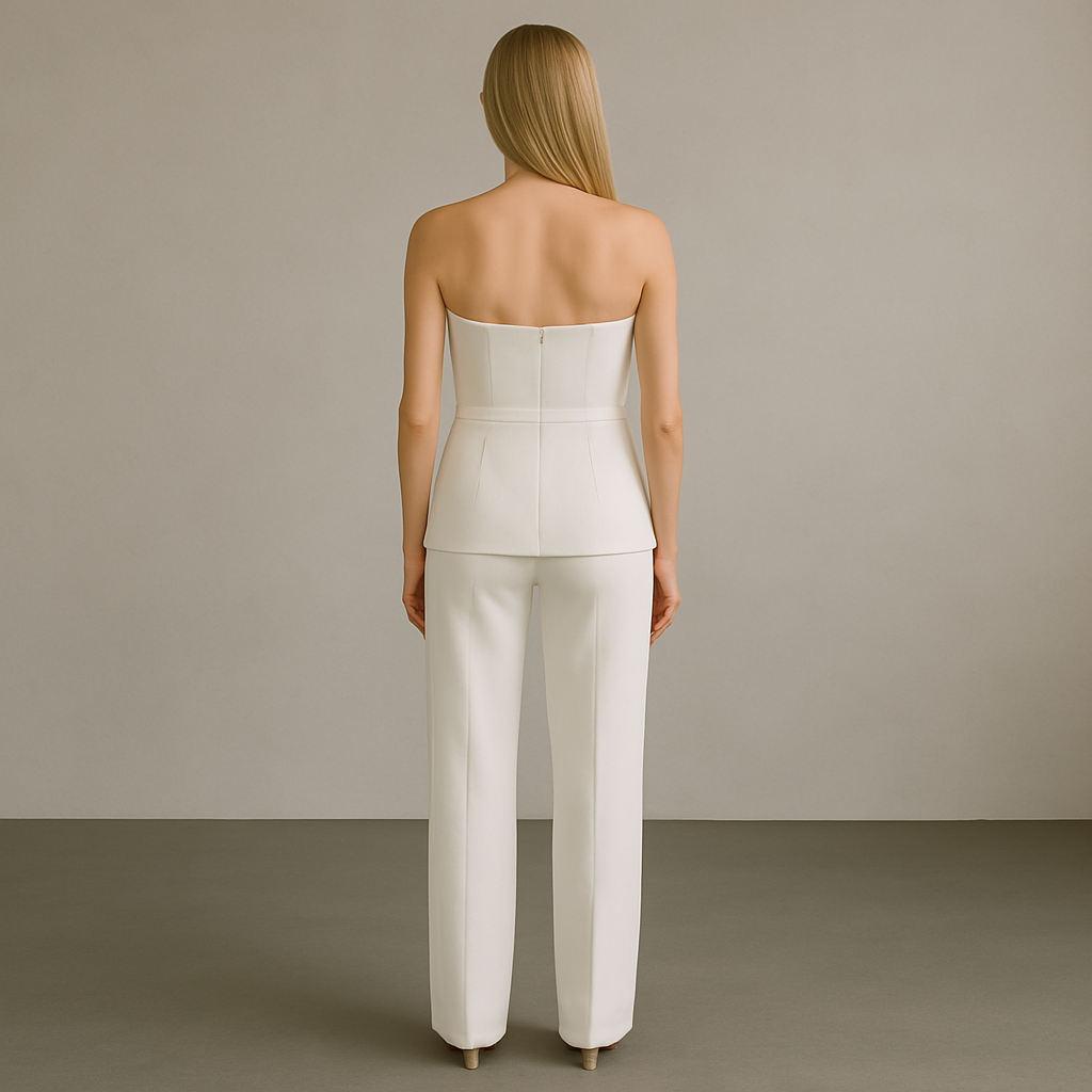 Nora - Strapless Blazer Set