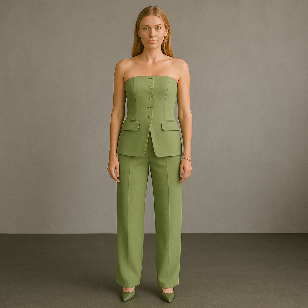 Nora - Strapless Blazer Set
