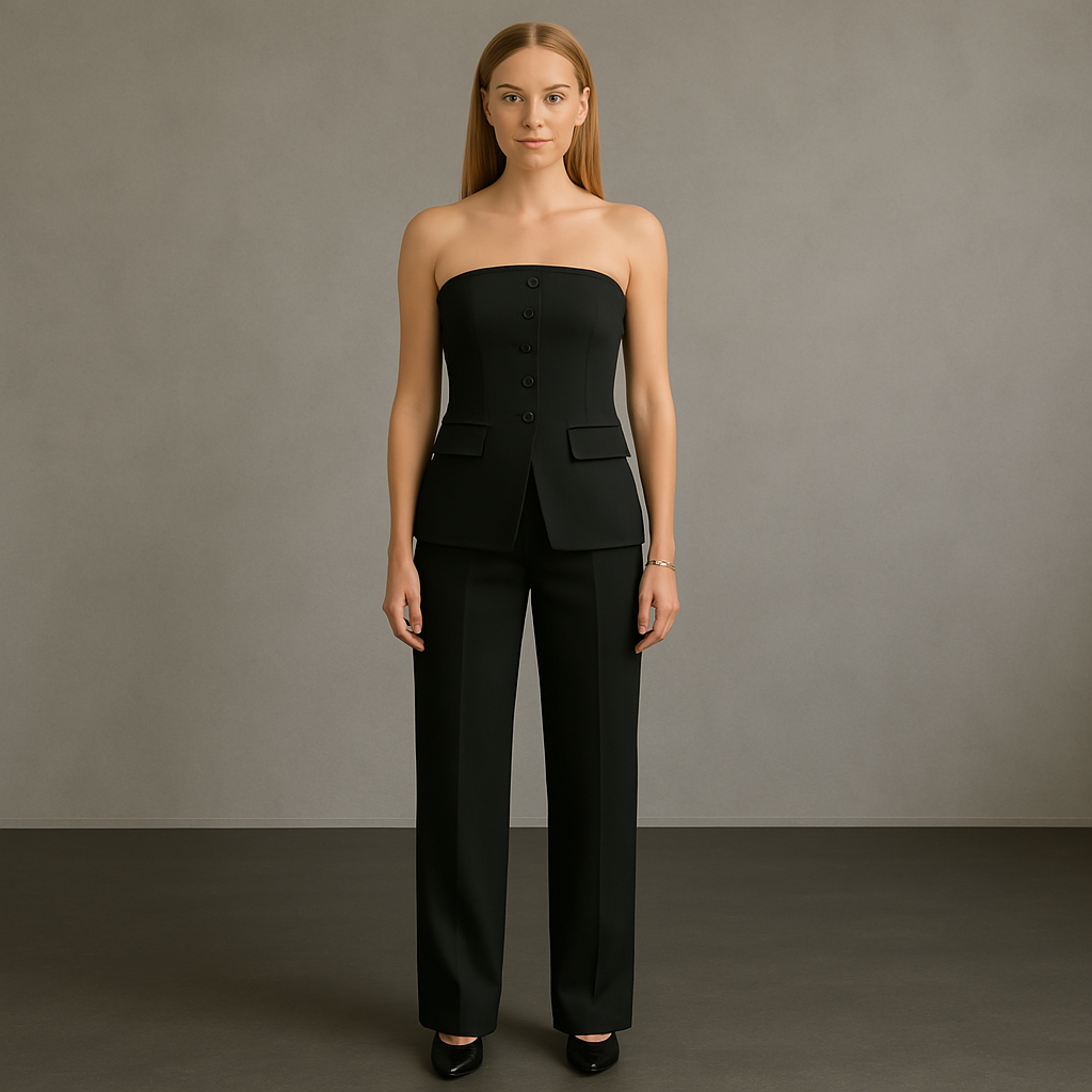 Nora - Strapless Blazer Set