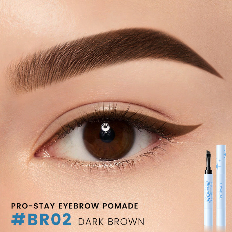 Chelsea - 2 In 1 3D Eyebrow Waterproof Gel Eyeliner 3 Colors Waterproof