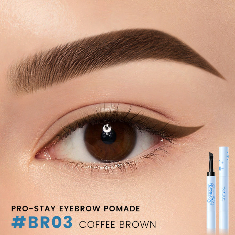 Chelsea - 2 In 1 3D Eyebrow Waterproof Gel Eyeliner 3 Colors Waterproof