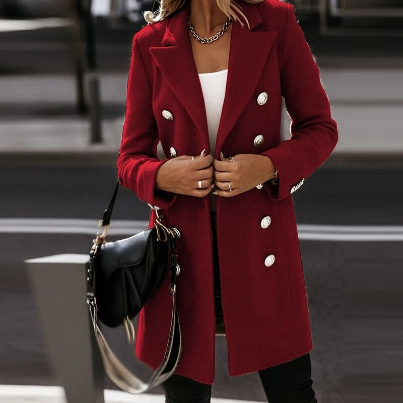 Eleanor - Double-Breasted Wool Coat