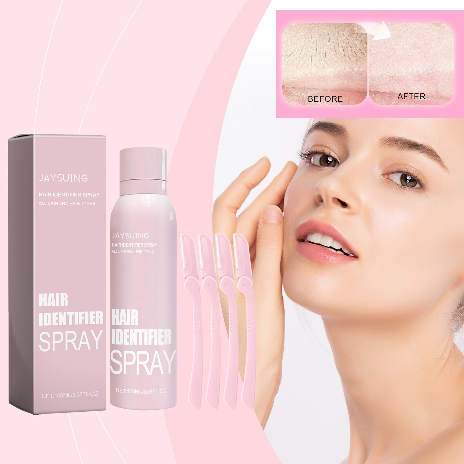 Sparky - Hair Identifier Spray Set For Face Shaving
