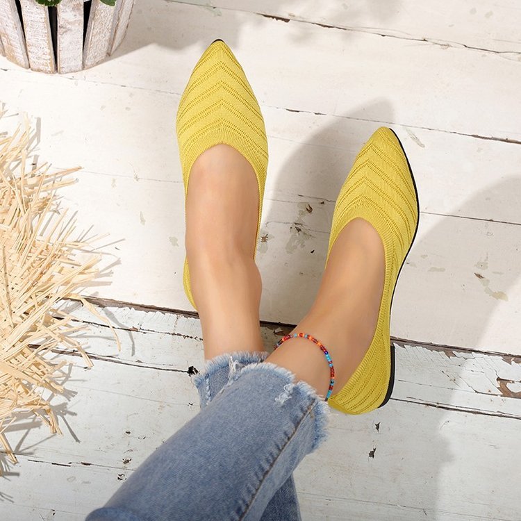 Lila – Comfortable Low-Cut Square Toe Flats
