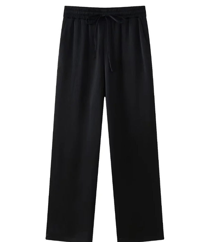 Elise – Ruffled Suit Jacket & Casual Trousers Set