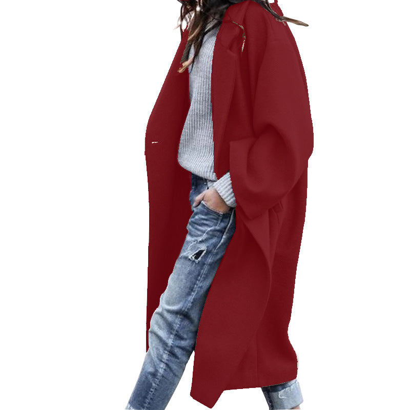 Luci - Single-Breasted Woolen Coat