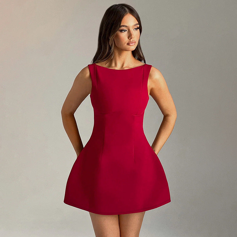 Sady - Sexy Slim-fitting Backless Dress