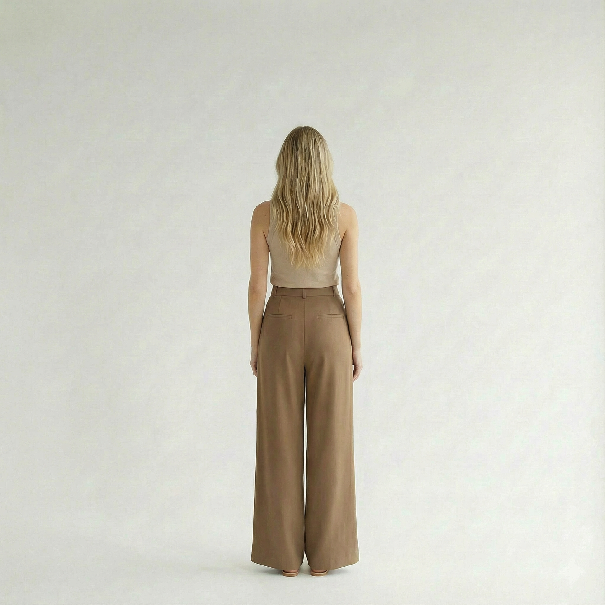 Puck - Casual High Waist Trousers