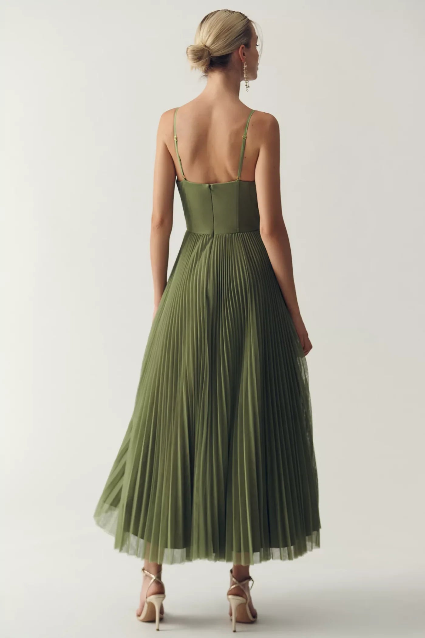Livia Open Dress - Green