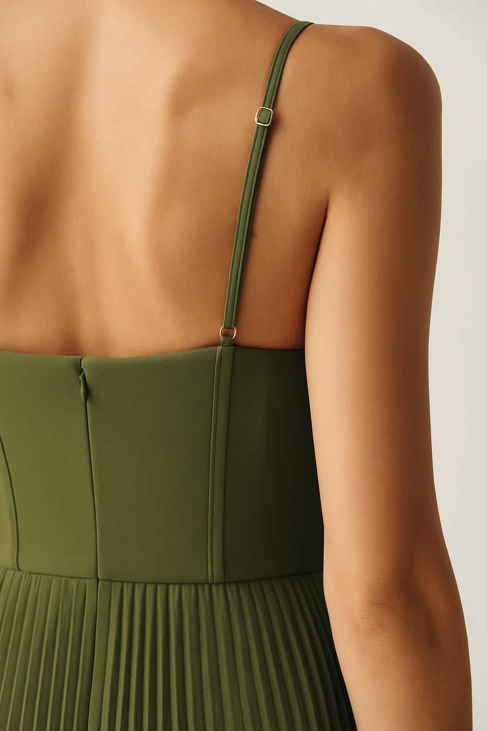 Livia Open Dress - Green